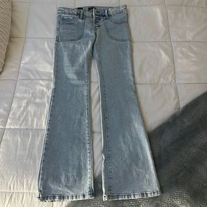 (wild fable) low waisted flared jeans